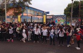Estudantes do Montijo em protesto são alvo de repressão policial