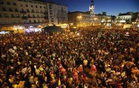 Milhares protestaram em Madrid contra a investidura de Rajoy