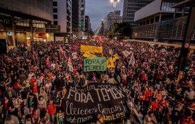 Mais de cem mil contra Temer nas ruas de São Paulo