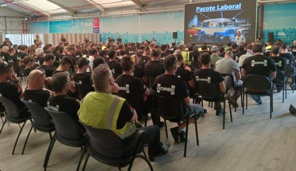 <p>Em plenário convocado pelo SITE CN/CGTP-IN, o turno da manhã na Horse Aveiro (fábrica do grupo Renault) foi unânime na rejeição do pacote laboral do Governo PSD/CDS-PP e na adesão à greve geral de 3 de Junho. Os trabalhadores desta unidade de produção comprometeram-se ainda com a participação nas praças de greve de Aveiro e Santa Maria da Feira. Cacia, Aveiro, 28 de Maio de 2026&nbsp;</p>