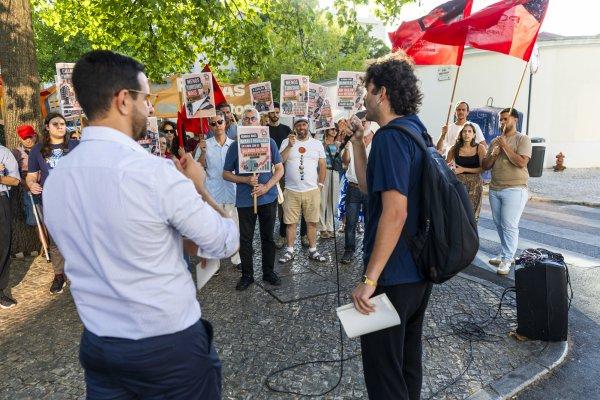 <p>A Plataforma Casa para Viver vai entregou, esta quinta-feira, uma carta aberta no Ministério das Infraestruturas e Habitação, contra as medidas para o arrendamento aprovadas em Conselho de Ministros. Lisboa, 23 de Julho de 2026</p>