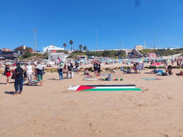 <p>Decorreu na Praia de Carcavelos uma acção de solidariedade com as crianças de Gaza no quadro do evento internacional #SwimwithGaza2026. 29 de Agosto de 2026<br>&nbsp;</p>
