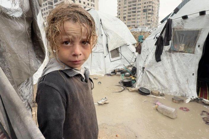 Palestina Faixa de Gaza criança