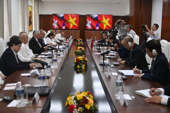 Cuba Vietname visita diplomacia cooperação