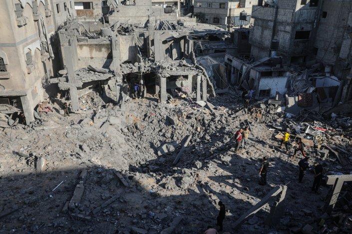 Faixa de Gaza Israel bombardeamento