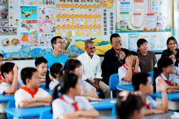 China crianças desenvolvimento educação cooperação Unicef