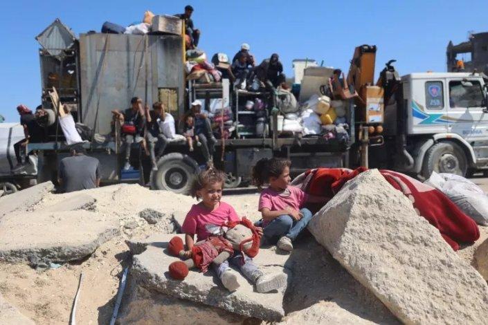 Palestina Faixa de Gaza crianças