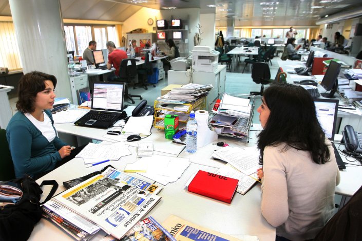 Redacção da Agência Lusa. Foto de arquivo.