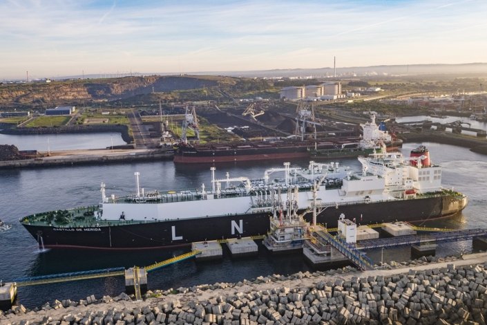 Terminal de Gás Natural Liquefeito (GNL) da REN Atlântico, em Sines. Foto de arquivo.