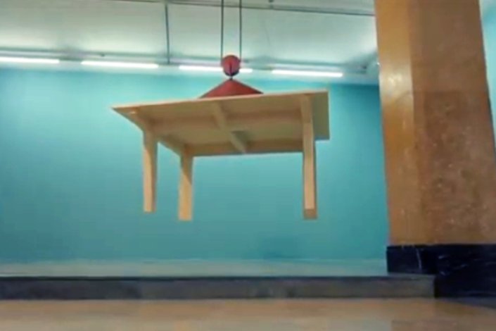 Escultura de Ângela Ferreira em exposição na Culturgest, Porto, até 1 de Setembro de 2019.