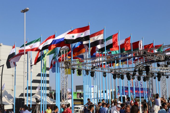 A área já reservada na edição deste ano da Feira Internacional de Damasco é a mais elevada de sempre