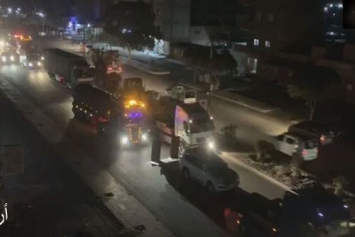 Fontes locais, em Qamishli, revelaram à SANA que os EUA fizeram entrar no Nordeste da Síria 150 camiões com armamento e material logístico a partir do Iraque