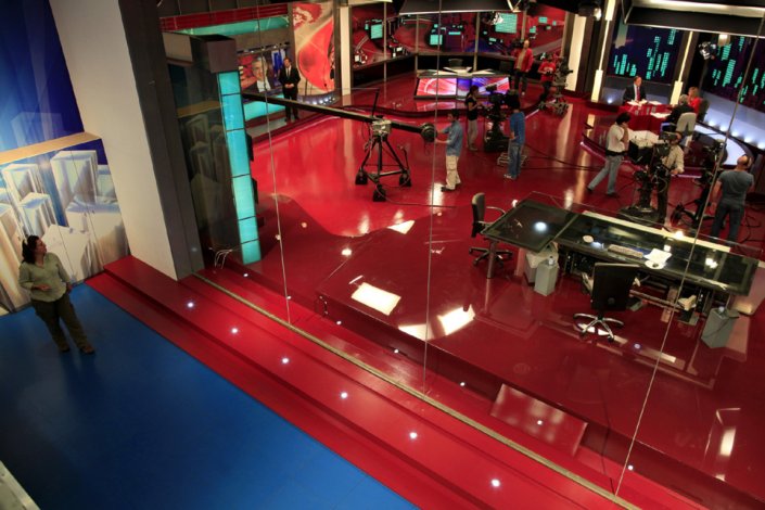 Redacção da TVI. Foto de arquivo