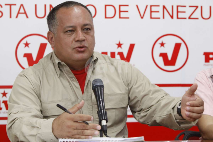 O dirigente chavista Diosdado Cabello afirmou que o principal antídoto contra o fascismo é a mobilização popular e anunciou uma campanha em solidariedade com Evo e contra o imperialismo (imagem de arquivo)