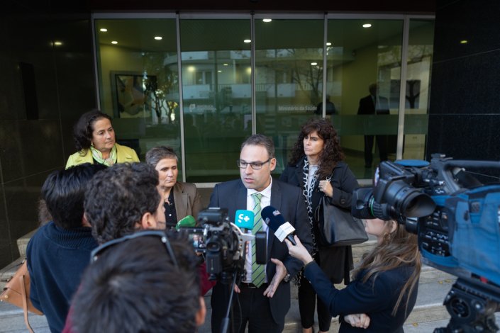 À saída da reunião com a ministra da Saúde, Joaquim Santos disse esperar que desta vez o Hospital do Seixal seja efectivamente uma realidade