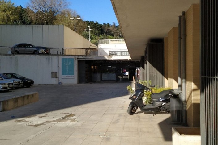 Instalações do Arquivo Municipal de Lisboa no Bairro da Liberdade, onde actualmente se concentra muita da documentação