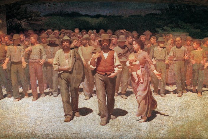 O Quarto Estado, Giuseppe Volpedo