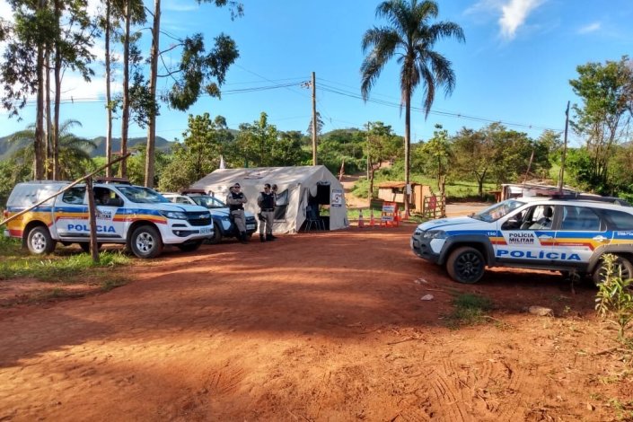 O MST acusou a PM de intimidar as famílias de agricultores nos acampamentos