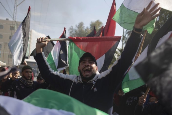 Protestos em Gaza contra o chamado «acordo do século» 
