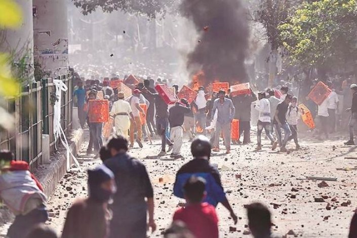 Os bairros de Jaffarabad e Maujpur, no Nordeste de Déli, foram os mais atingidos pela «onda de violência»
