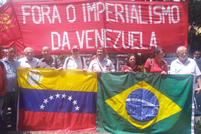 Iniciativa solidária com a Venezuela em São Paulo, Brasil (imagem de arquivo) 