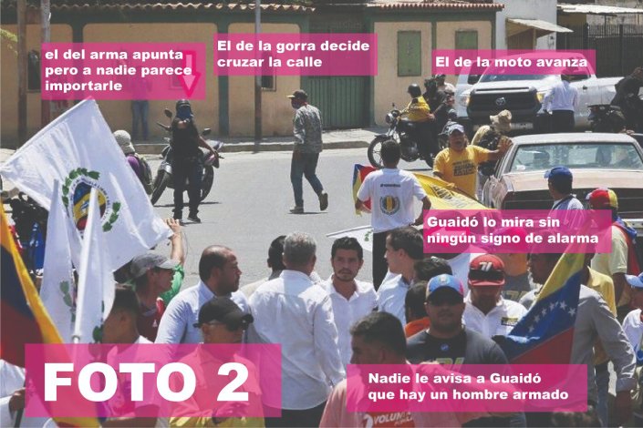 Foto do «atentado inventado» em Barquisimeto e de que a AP não foi a autora