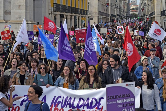 A Manifestação Nacional de Mulheres, convocada pelo Movimento Democrático de Mulheres (MDM) para celebrar o Dia Internacional da Mulher, reuniu em Lisboa milhares de participantes, vindas de norte a sul do País, a 8 de Março de 2020.