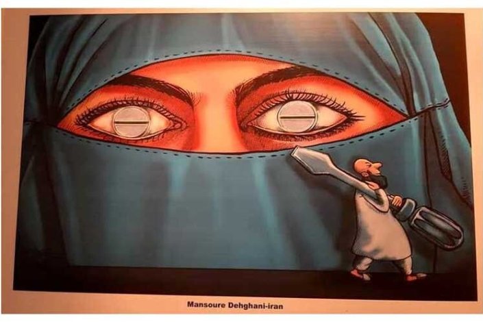 A XVI Exposição Internacional de Caricaturas, em Damasco, apresenta mais de 500 trabalhos de 71 países 