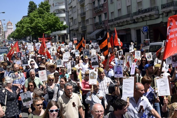 Imagem da 3.ª Festa da Vitória e da Paz, em Lisboa, em Maio de 2019 