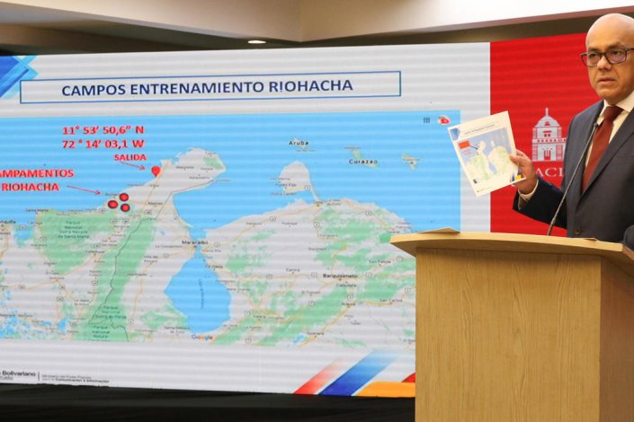 Jorge Rodríguez considerou «inverosímil» que uma operação deste tipo «pudesse ser levada a cabo sem a coordenação com os governos dos Estados Unidos e da Colômbia»