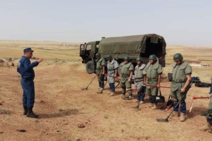 Uma equipa arménia levou a cabo uma operação de desminagem em mais de 50 mil metros quadrados no Sul de Alepo