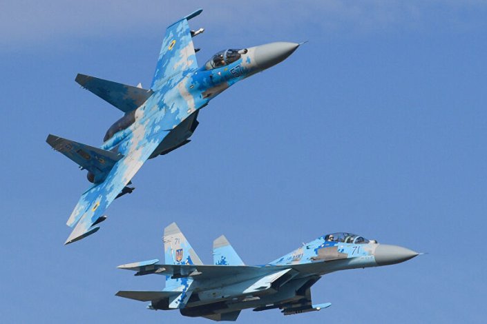 Caças Su-27 seguiram o voo de aviões estrangeiros sobre águas neutrais do Mar Báltico, junto ao enclave russo de Kaliningrado