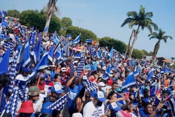 Na cidade de Riberalta (departamento de Beni), a candidatura do MAS recebeu grande apoio