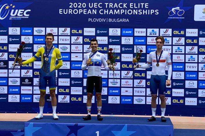 Iuri Leitão no pódio