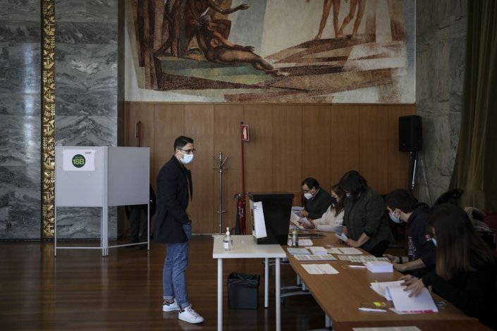 Voto antecipado para as eleições presidenciais, Cidade Universitária, 17 de Janeiro de 2021