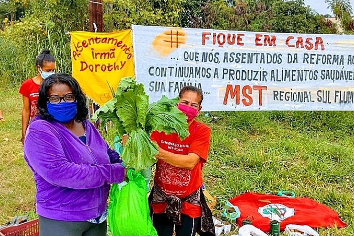 A distribuição de alimentos saudáveis em todo país é uma das acções do MST durante pandemia da Covid-19