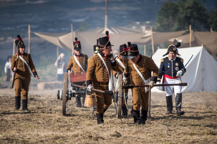Reconstituição histórica realizada pela Rota Histórica das Linhas de Torres (RHLT) para o Dia Nacional das Linhas de Torres, que se celebra a 20 de Outubro. Foto de arquivo 