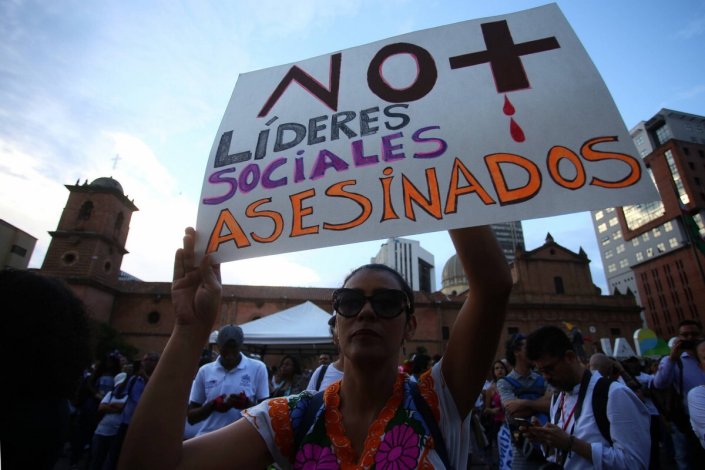 Os assassinatos registados pelo Indepaz em 2021 dão continuidade à grande violência que marcou o ano de 2020 no país sul-americano