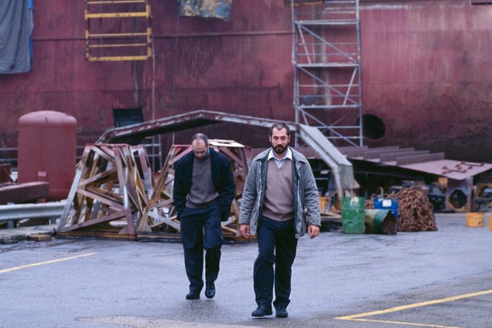 Fotografia da rodagem do filme <em>«Às Segundas ao Sol»</em>