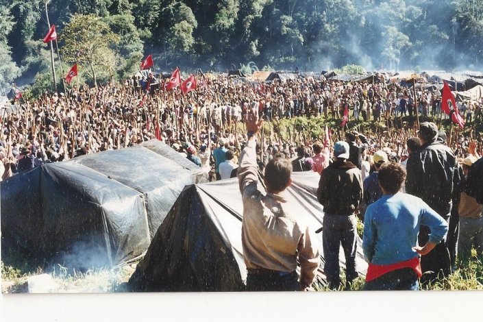 Acampamento Buraco, Rio Bonito do Iguaçu, em 1996
