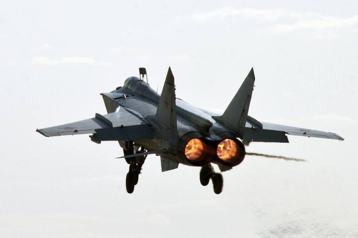 Os voos de reconhecimento e espionagem junto à fronteira da Rússia aumentaram consideravelmente, revelaram as autoridades russas (na imagem um caça MiG-31, da Força Aérea russa)
