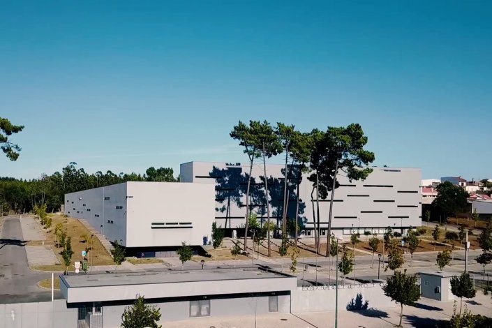 Aspecto do campus da Escola Superior de Desporto de Rio Maior (ESDRM), integrada no Instituto Politécnico de Santarém