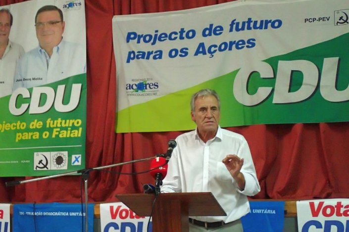 A CDU escolheu o Faial para um jantar com apoiantes, com a participação de Jerónimo de Sousa e dos primeiros candidatos da coligação