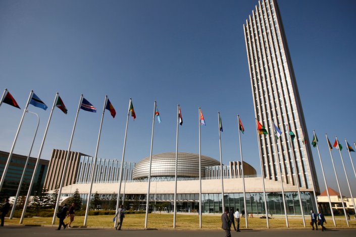 Vista da sede da União Africana, em Adis Abeba, na Etiópia