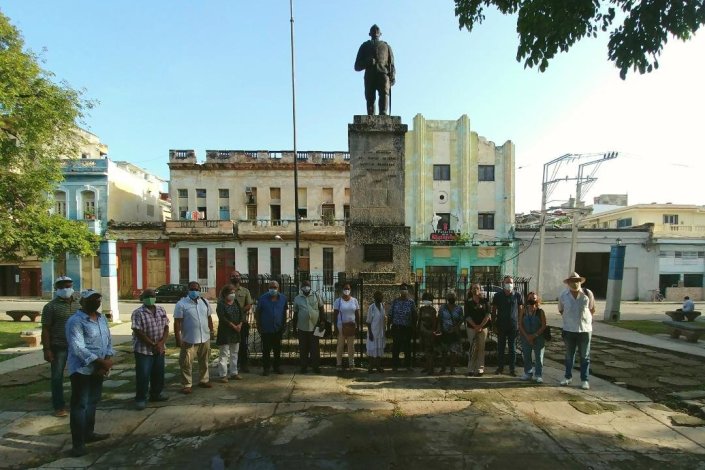 Homenagem em Havana a Quintín Bandera, afrodescendente cubano, nascido em Santiago de Cuba, general do Exército Libertador que participou nas três guerras de independência da Ilha