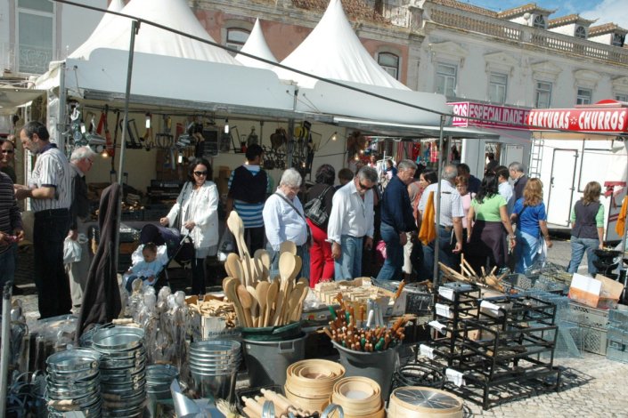 Aspecto da secular Feira da Praia, em Vila Real de Santo António