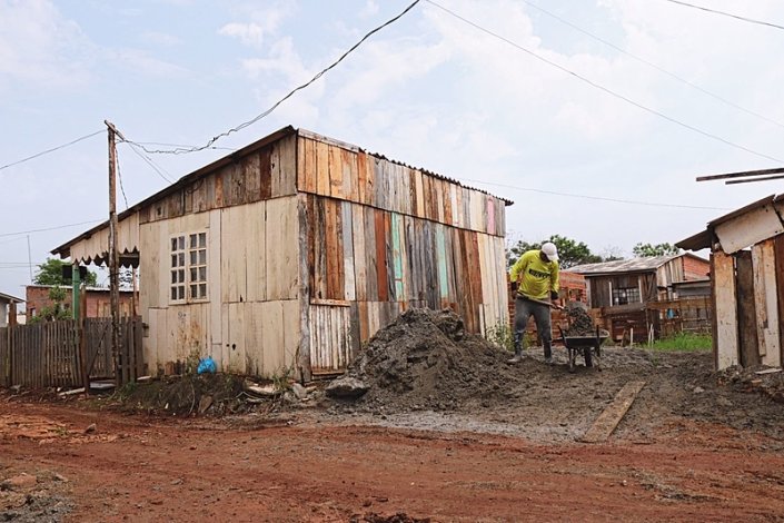 A Ocupação Bubas situa-se no estado do Paraná, junto à fronteira com a Argentina
