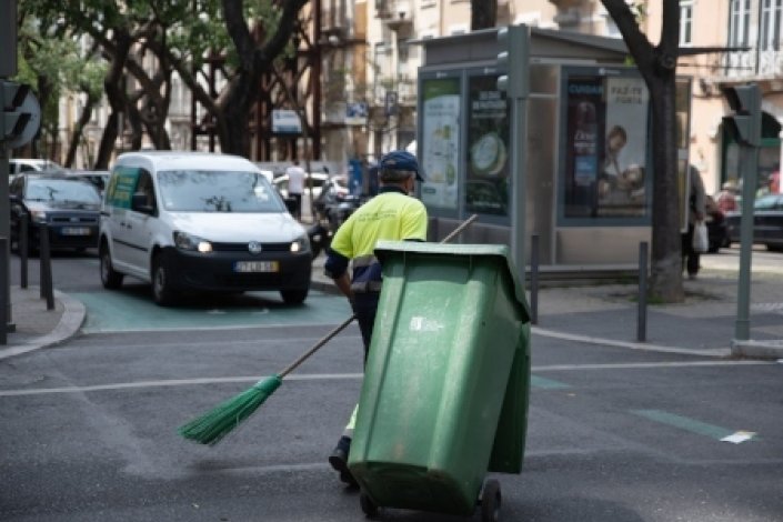 Trabalhador da higiene urbana, Lisboa
