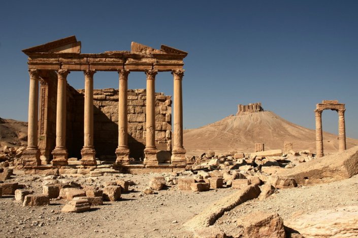 Templo de Allat, na cidade antiga de Palmira (2008)