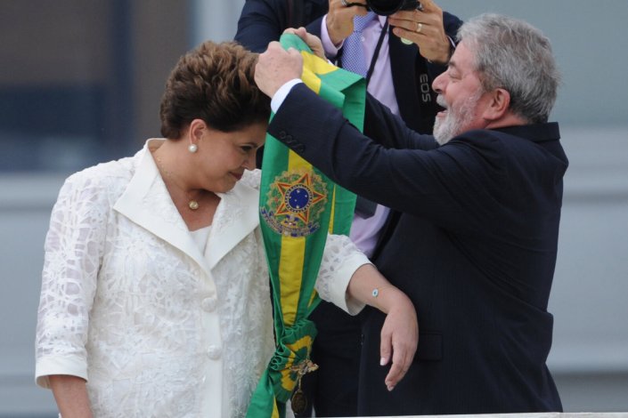 Primeira tomada de posse de Dilma Rousseff. Nas últimas eleições foi eleita por cerca de 54 milhões de brasileiros